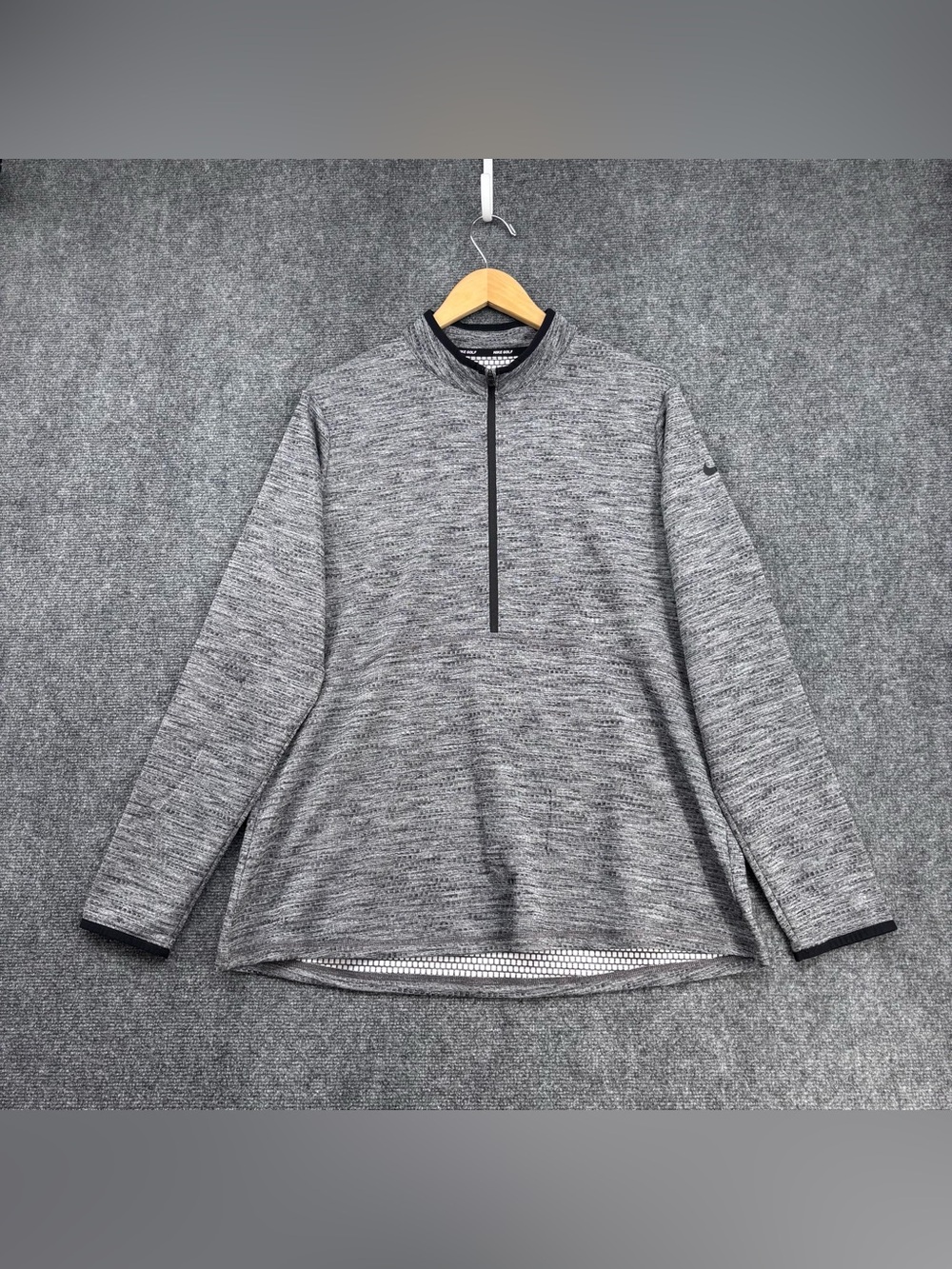 Nike Dri Fit Gray Half Zip Pullover Golf Performance Jacket Women’s 2XL